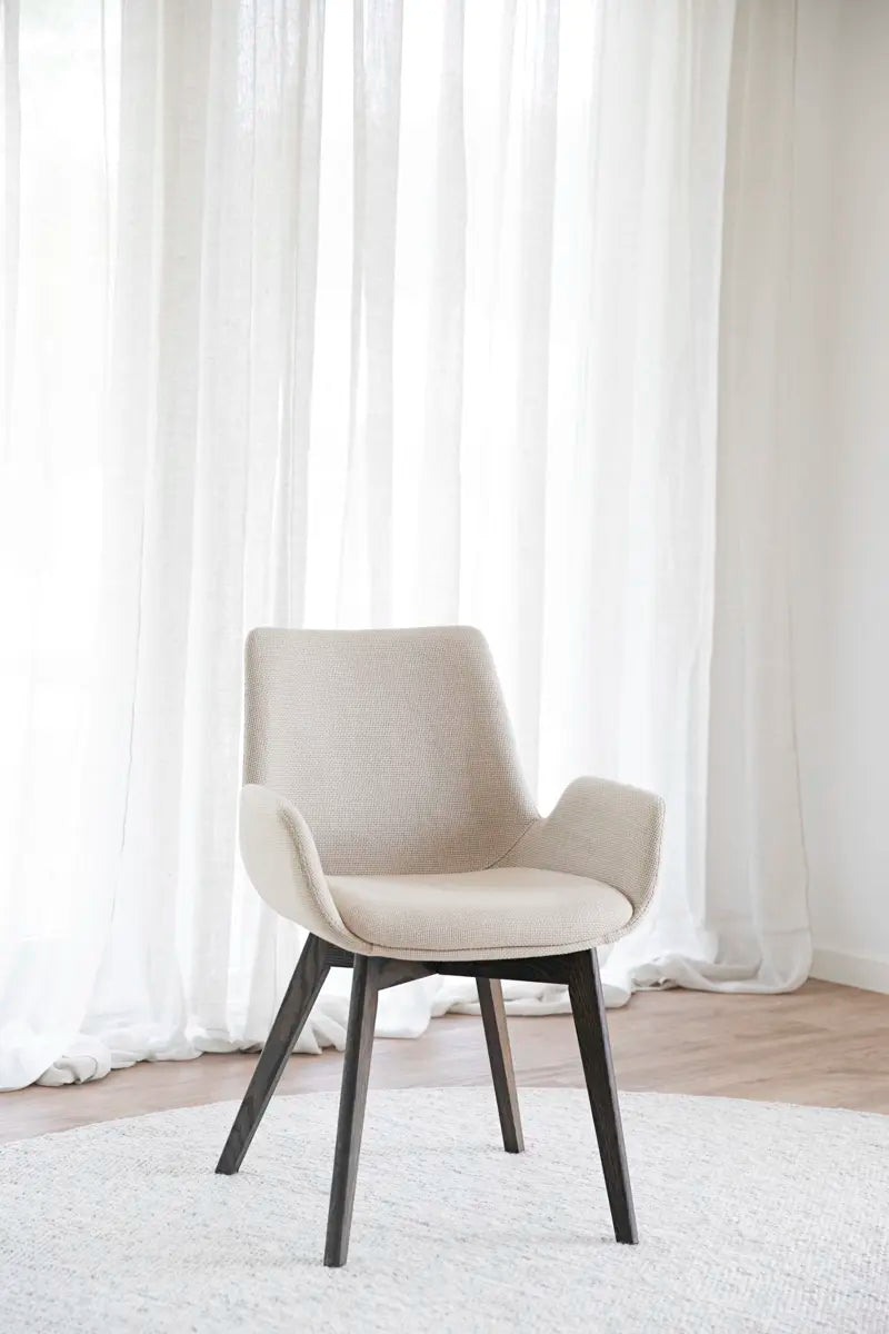 Florence Dining Chair Beige/Brown