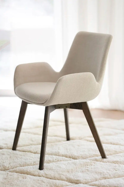 Florence Dining Chair Beige/Brown