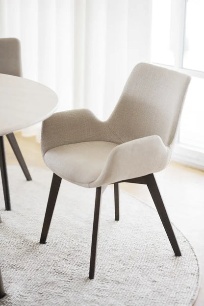 Florence Dining Chair Beige/Brown