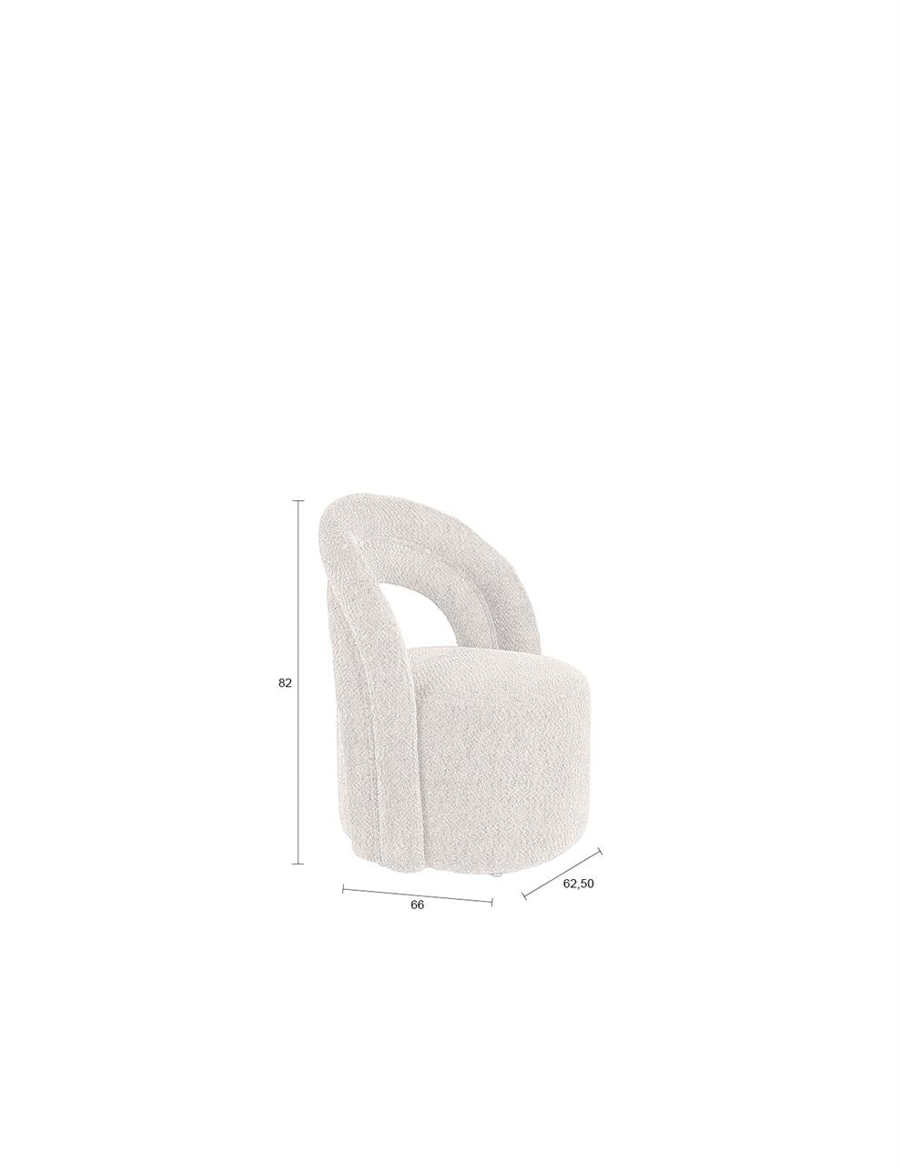Lounge Chair Aria Beige 66cm