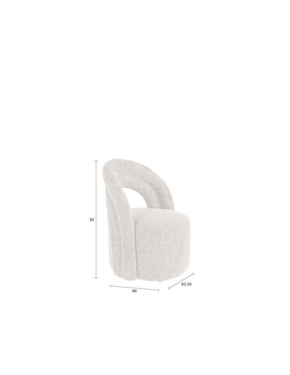 Lounge Chair Aria Beige 66cm
