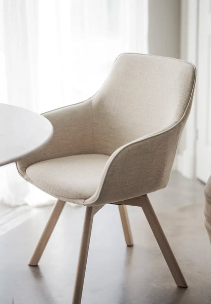 Grace Dining Chair Light Beige/Whitewash