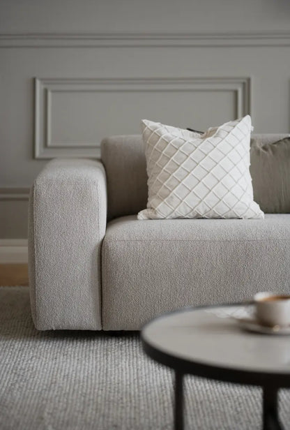 Nuvéa 4-seater Sofa Longue Right Light Beige
