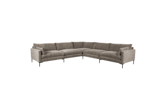 Sofa Lincoln 7-Seater Coffee 318cm