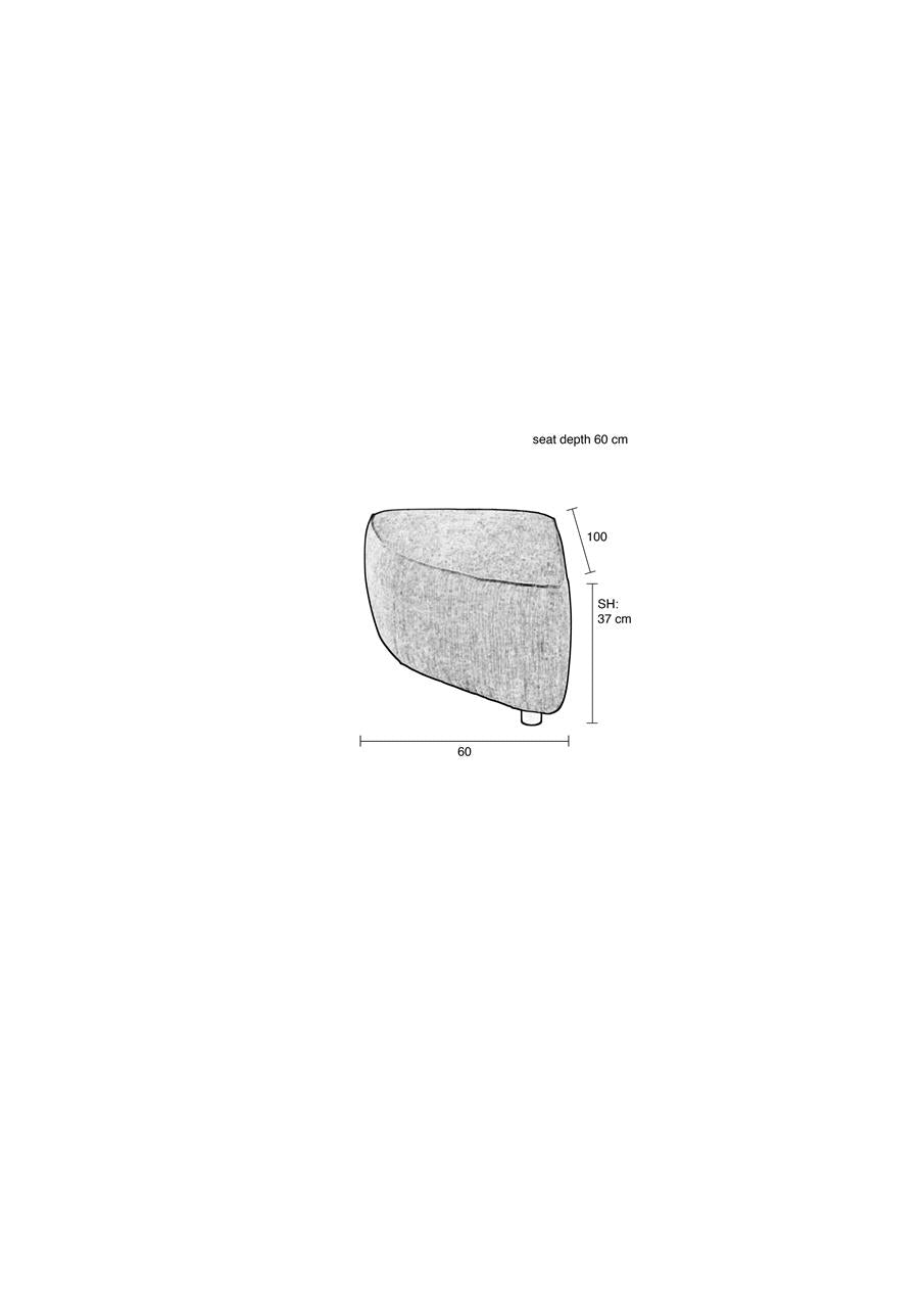 Sofa Nature Pouf Left Forest