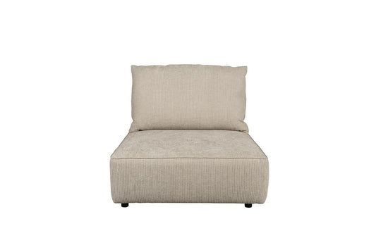Sofa Nature 1.5-Seater Sand (with back)