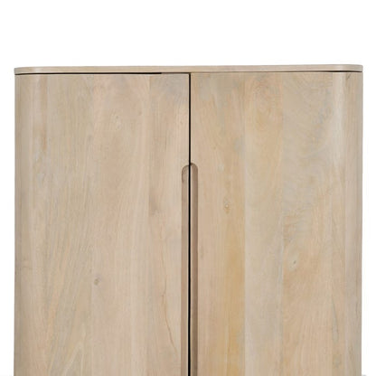 Wardrobe Castella White Mango Wood