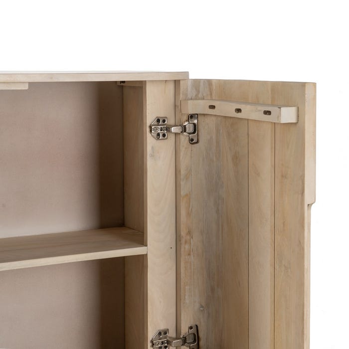 Wardrobe Castella White Mango Wood