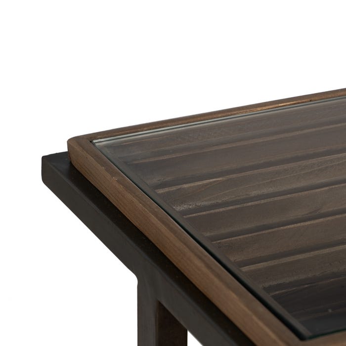 Console Verona Natural Black Wood