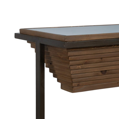 Console Verona Natural Black Wood