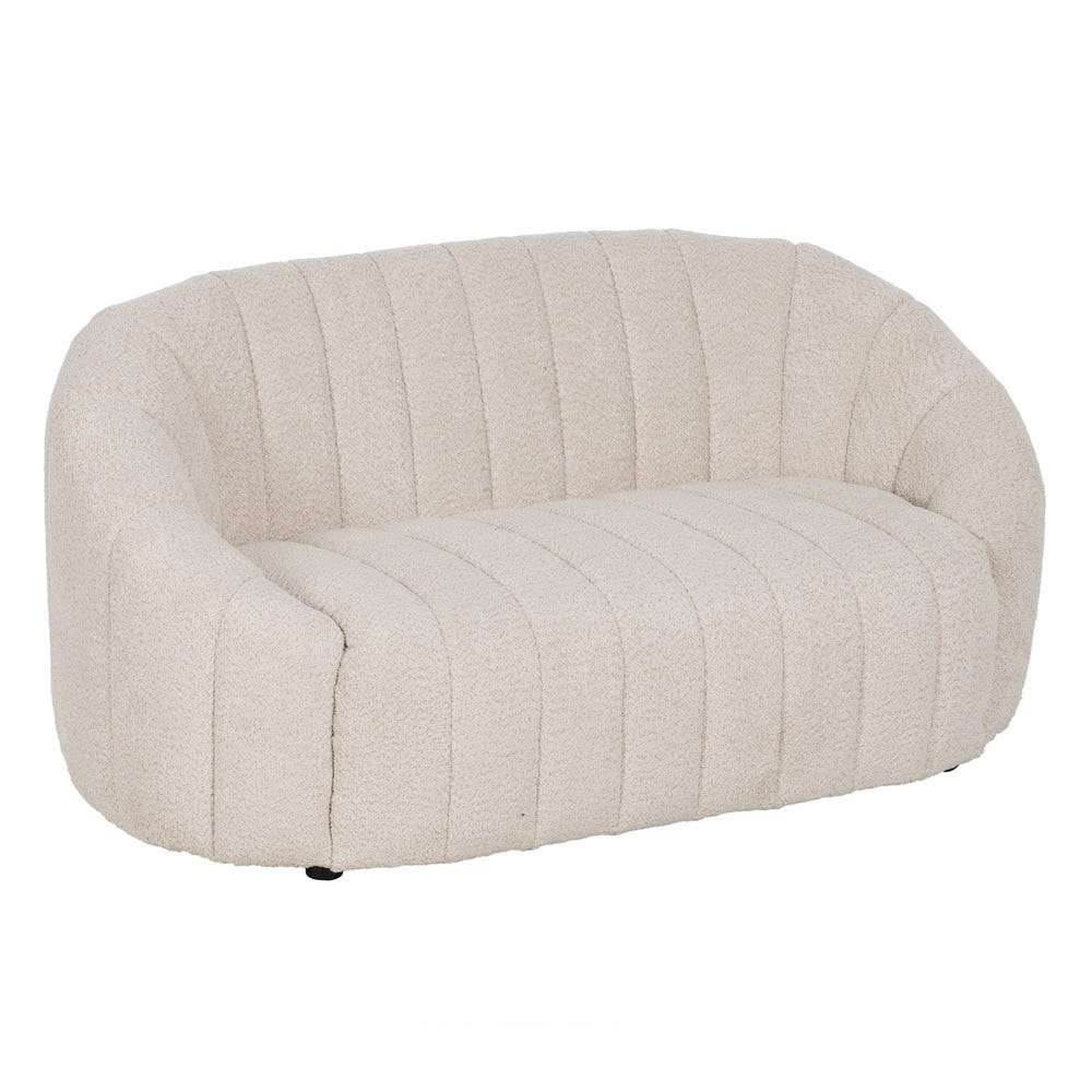 Nubi Bouclé Curved Sofa