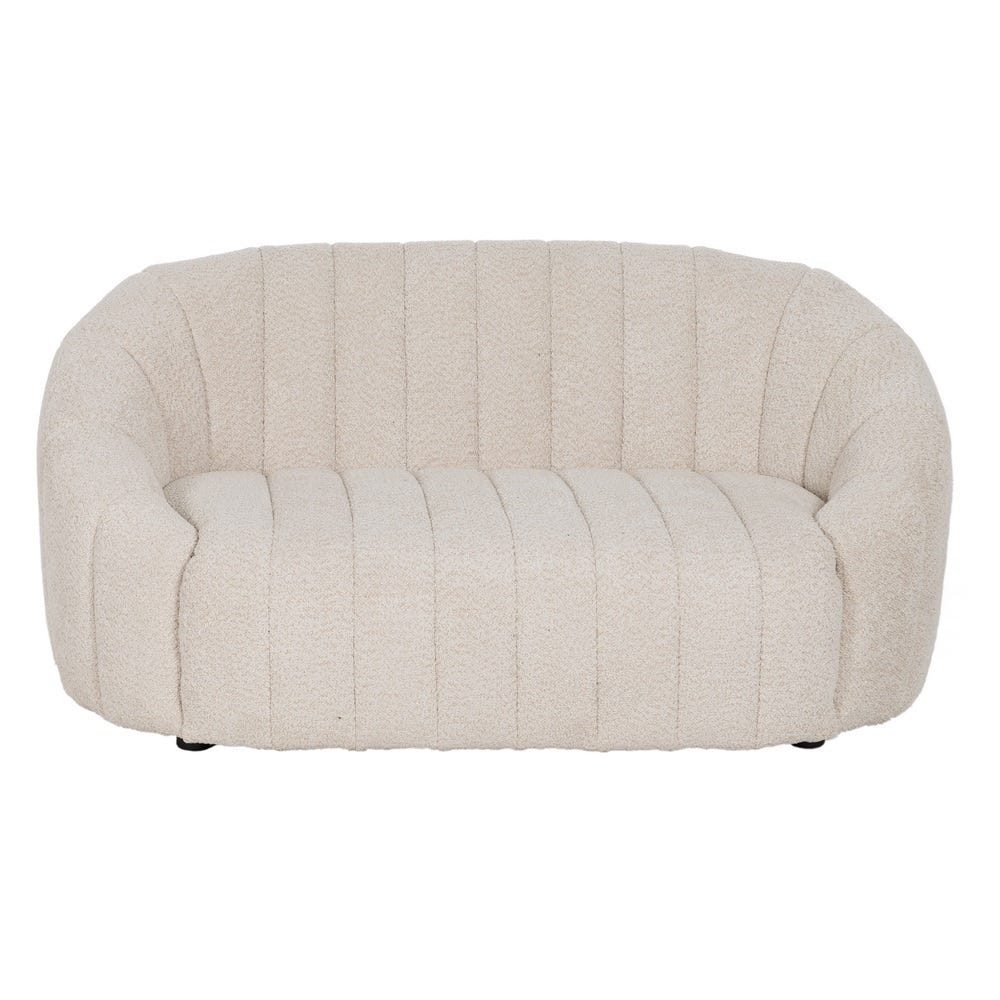 Nubi Bouclé Curved Sofa