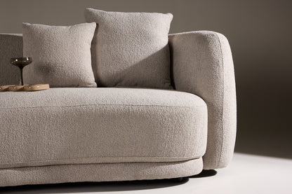Maison Louve Sofa 3-seater Beige/White