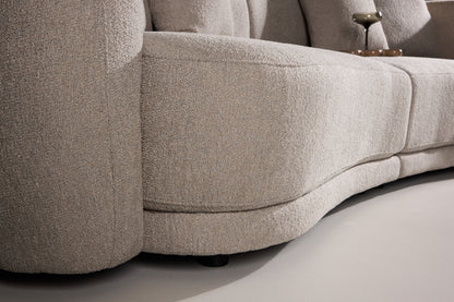 Maison Louve Sofa 3-seater Beige/White