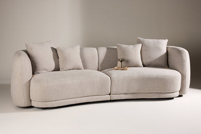 Maison Louve Sofa 3-seater Beige/White