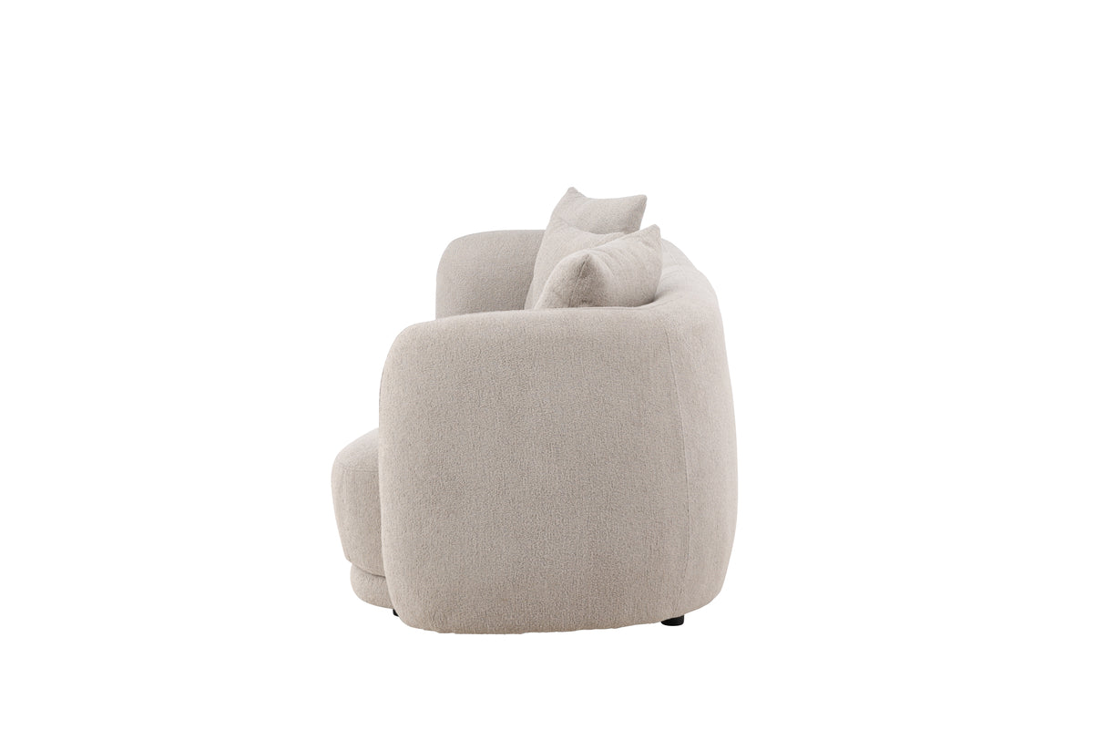 Maison Louve Sofa 3-seater Beige/White