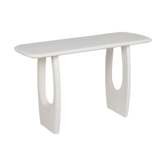Console Azalea White Acacia Wood