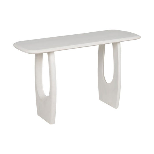 Console Azalea White Acacia Wood