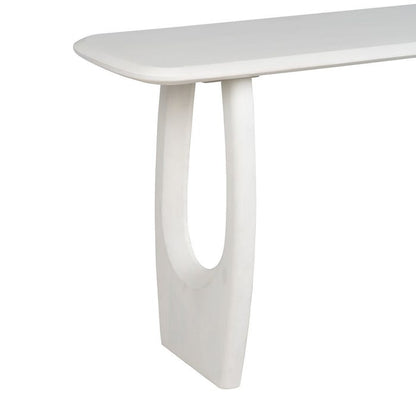 Console Azalea White Acacia Wood