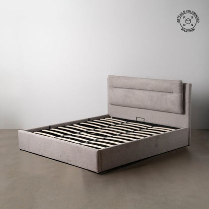 Bed Frame Torino Grey (storage)