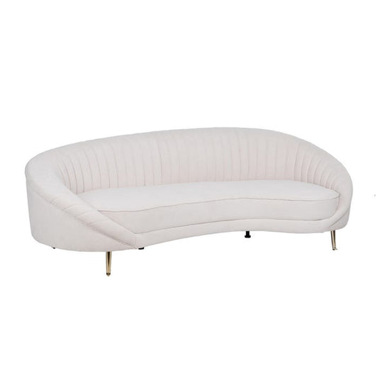 Vivienne Channel-Tufted Sofa 204 cm