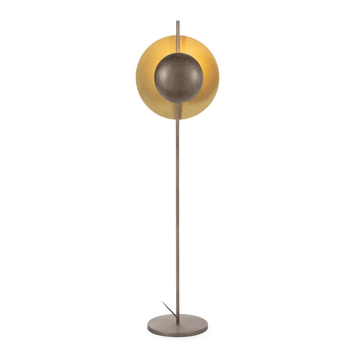 Inez Floor Lamp Aged Brass