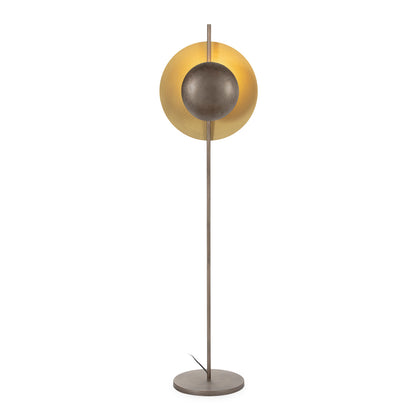 Inez Floor Lamp Aged Brass