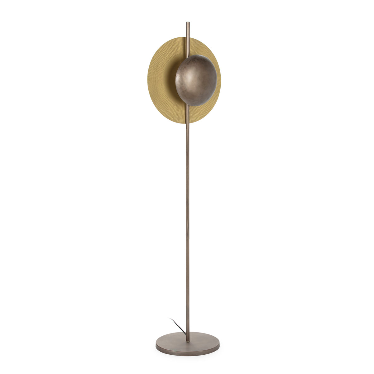 Inez Floor Lamp Aged Brass