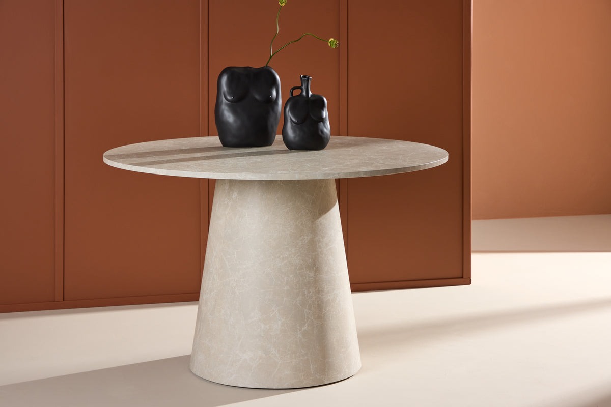 Amarante Dining Table Beige Round