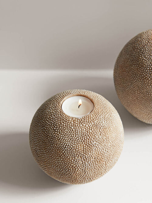 Candleholder Moonsand Beige M