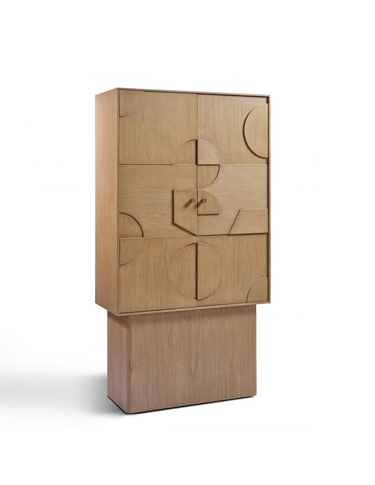 Margot Wardrobe Natural Wood