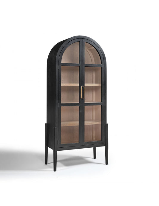 Liora Display Cabinet Dark oak