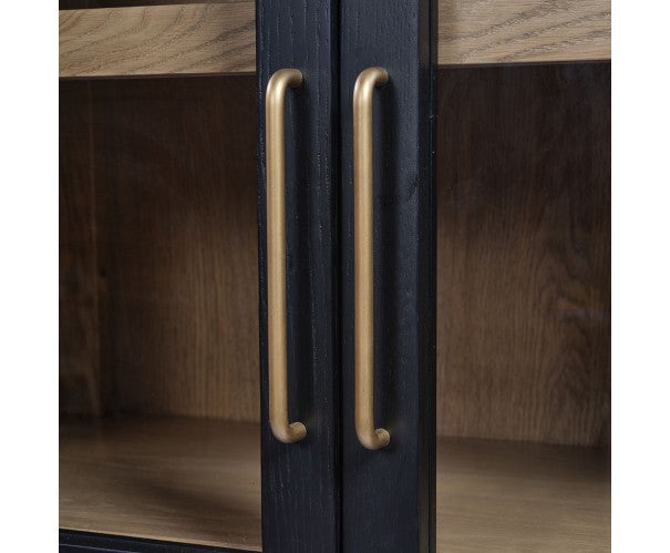 Liora Display Cabinet Dark oak