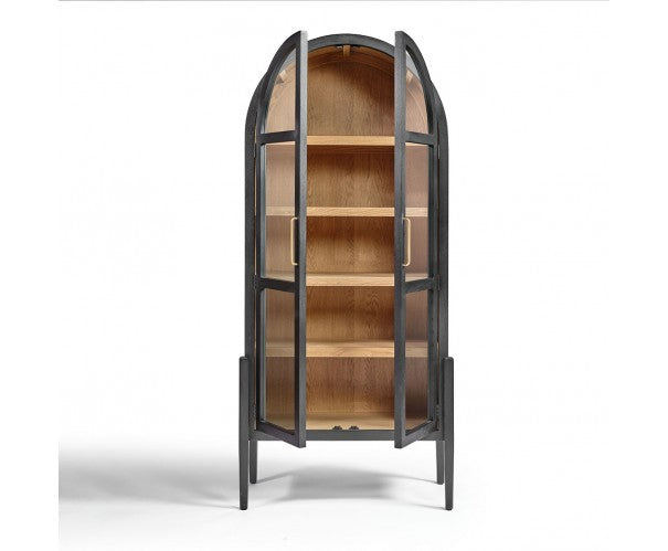 Liora Display Cabinet Dark oak