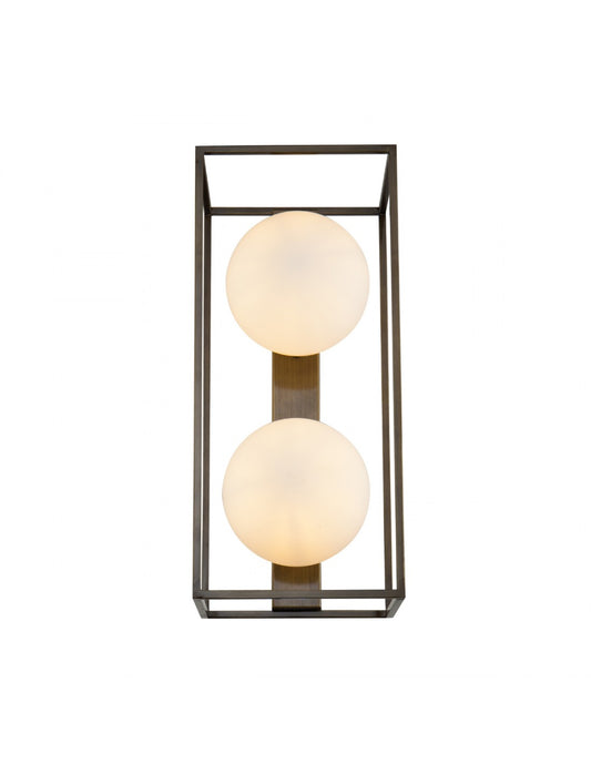 Golden Rectangular Wall Light