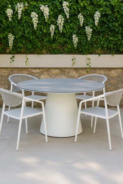 Outdoor table Cedar White