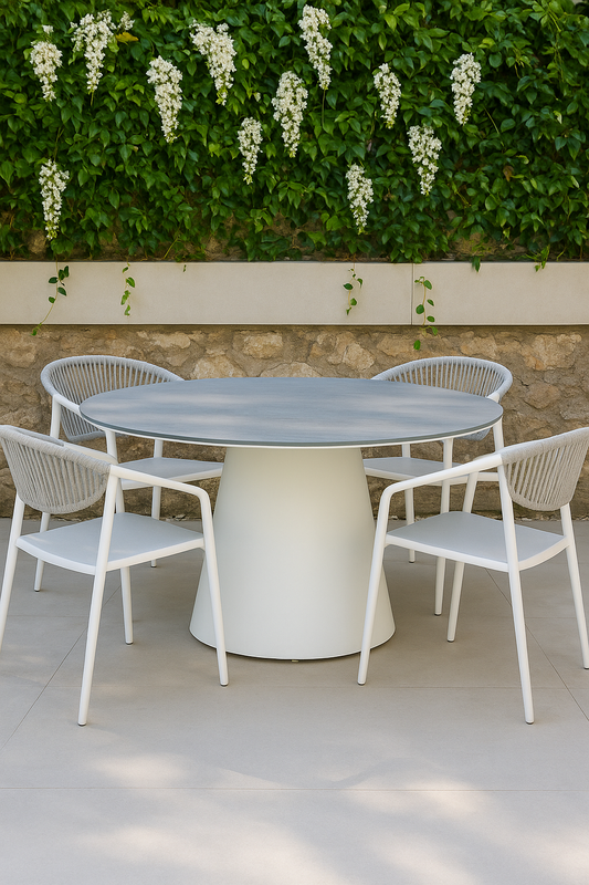 Outdoor table Cedar White