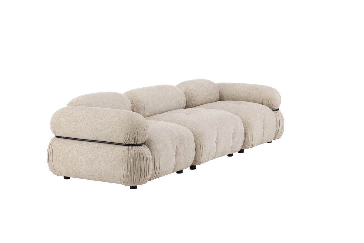 Saphir Sofa 3-seater Beige
