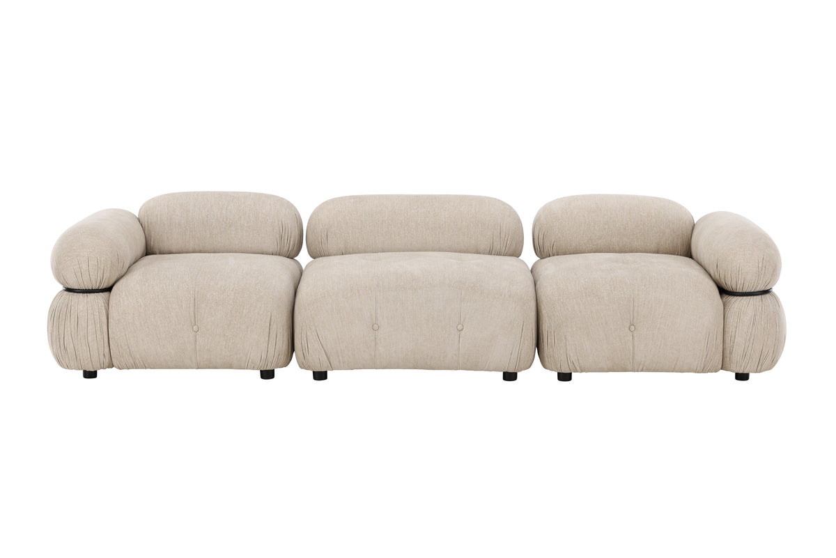 Saphir Sofa 3-seater Beige