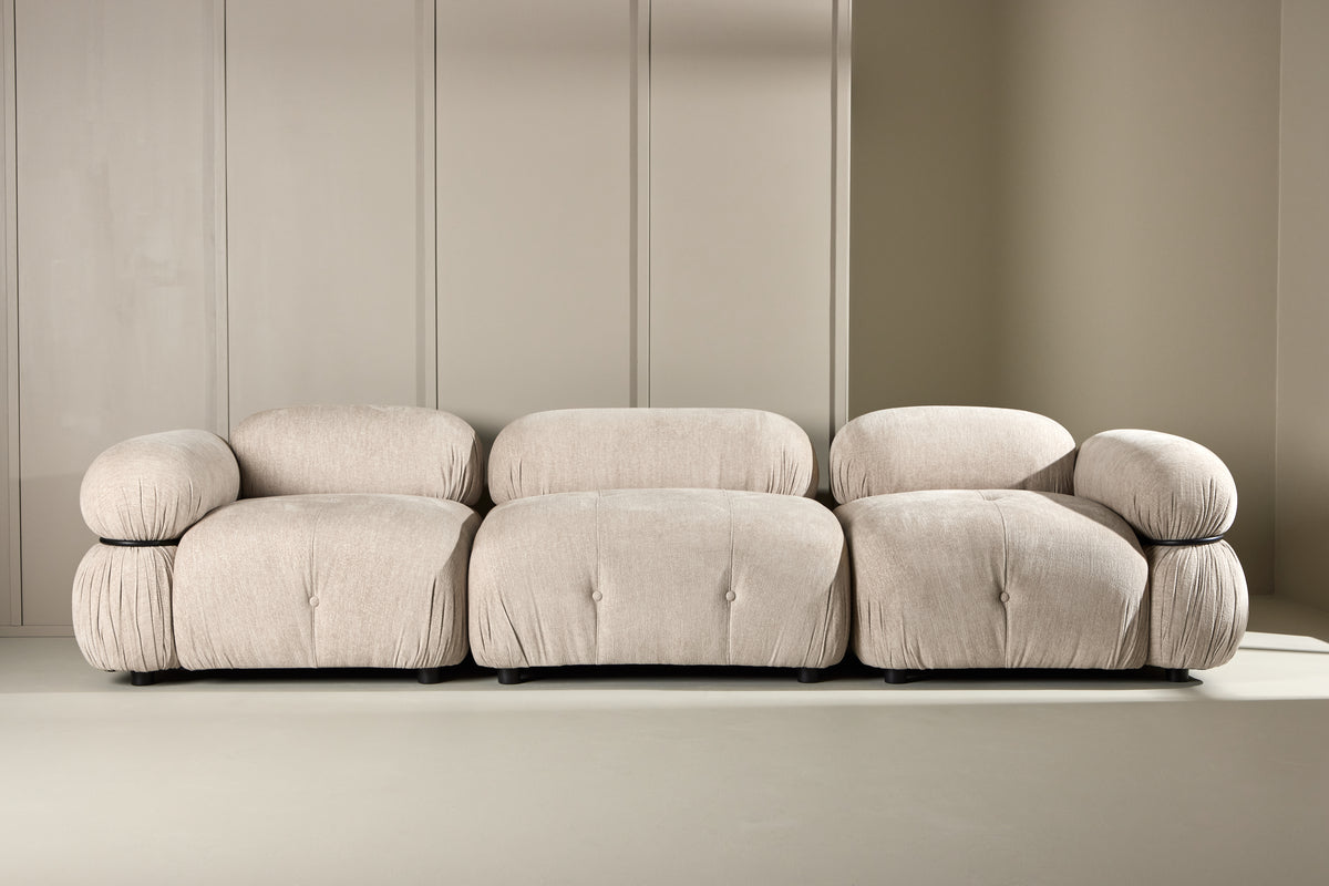 Saphir Sofa 3-seater Beige