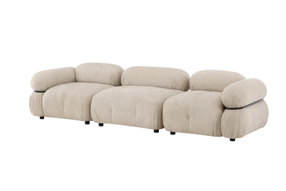 Saphir Sofa 3-seater Beige