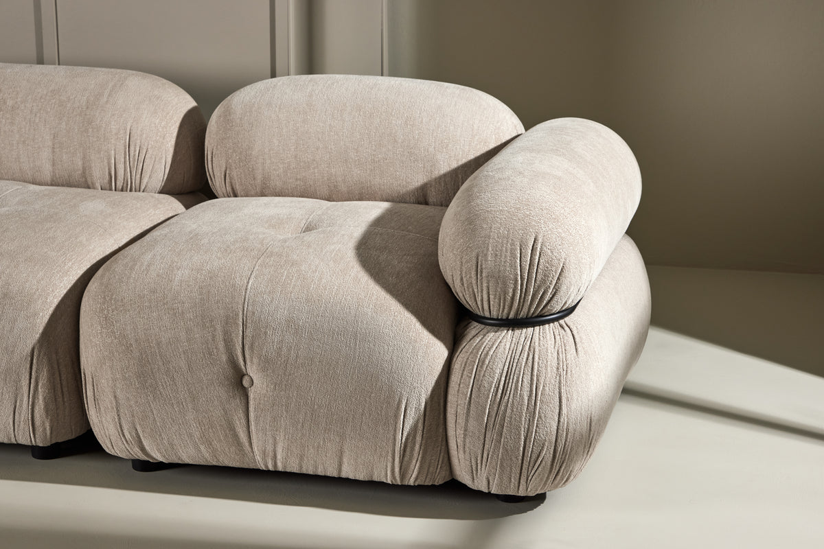 Saphir Sofa 3-seater Beige