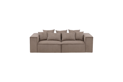 Espresso Edge Sofa 3-seater