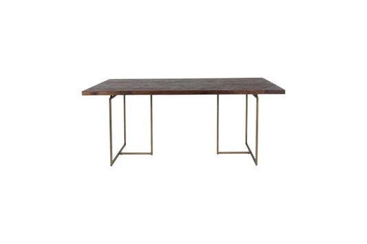Dining table 180 x 90 cm  brown Mila