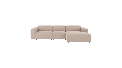 Nuvéa 4-seater Sofa Longue Right Light Beige