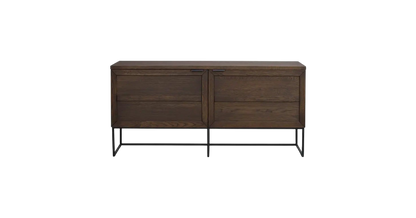Laurel Console Table Brown/Black
