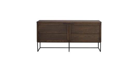 Laurel Console Table Brown/Black