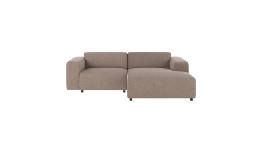 Nuveá 3-seater Sofa Longue Right Beige