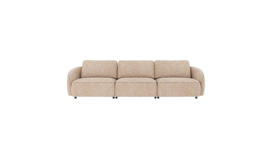 Sorelle 4-seater Sofa Light Beige