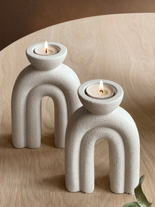 Candleholder Giovanna Cremewhite Large